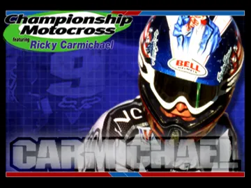 Championship Motocross featuring Ricky Carmichael (US) screen shot title